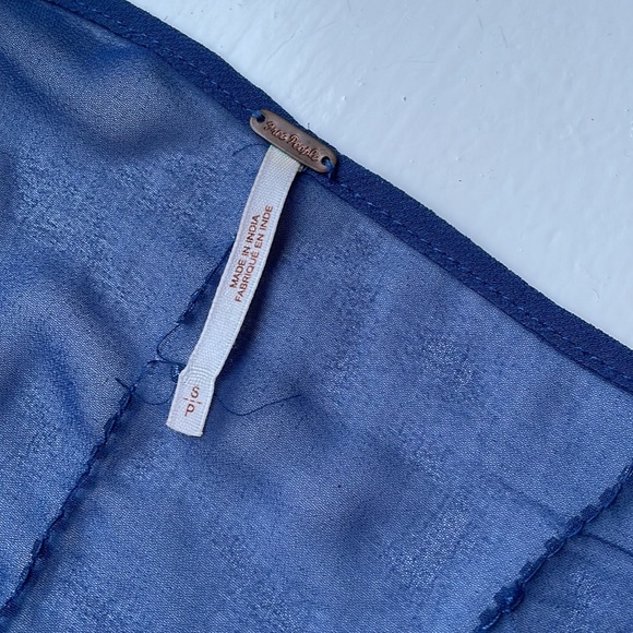 Free People Indigo Beaded Slip Dress - Picture 5 of 8